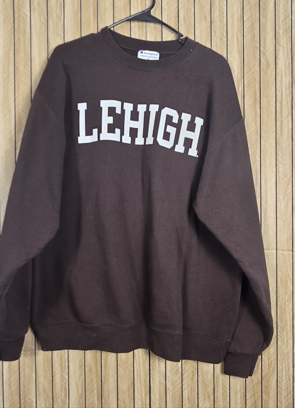 Champion Brown LEHIGH Crewneck Sweatshirt